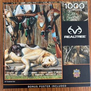 MasterPieces Realtree All Tuckered Out Dog Puzzle - 1000 Pieces